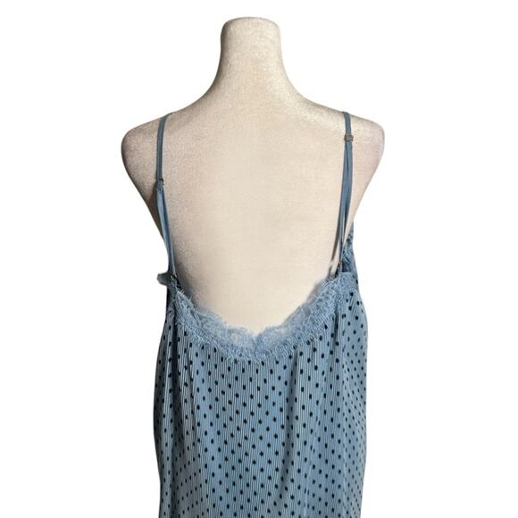 Free People Margot Polka Dot Slip Dress sz 12 - Picture 6 of 11